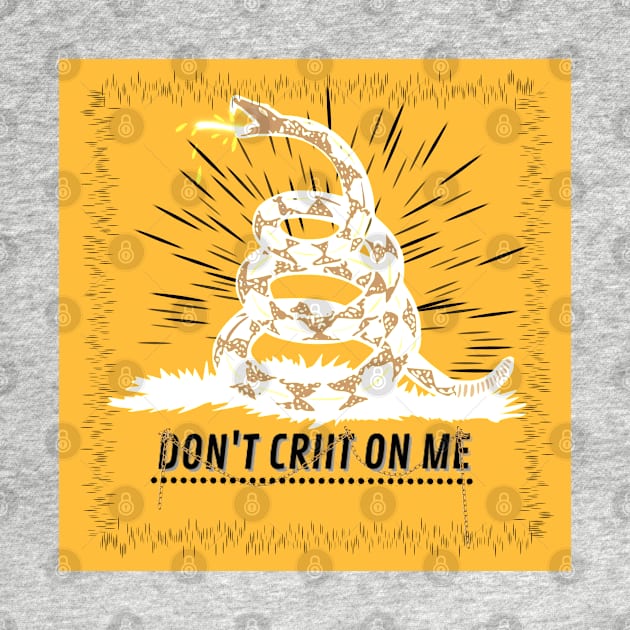 Dont tread on me inverted colors by Aceplace Design